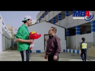 شوف محمد انور عمل ايه مع ناظر المدرسه اللى بتشتغل فيها توته بمشهد كوميدى بازمه نسب