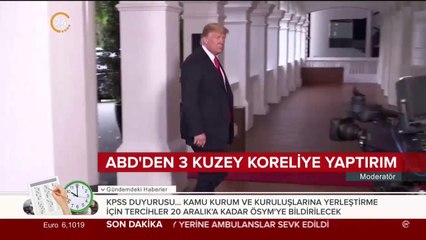 ABD'den 3 Kuzey Koreliye yaptırım