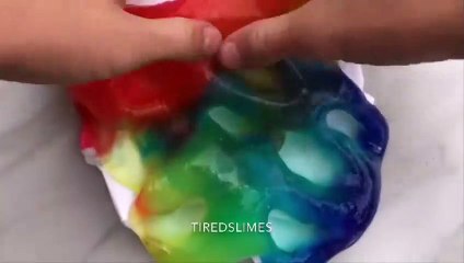 Clay Slime Mixing - Satisfying Slime Mixing Video #27