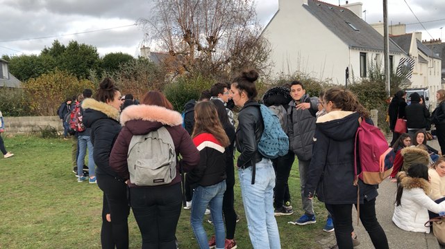 Manifestation lycée Laennec Pont l’Abbé