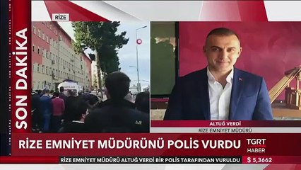 Rize Emniyet Müdürü Vuruldu!