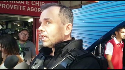 Fiscalização contra venda de produtos irregulares é realizada na Av. Brasil