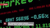 November Unemployment Holds, But Less New Jobs