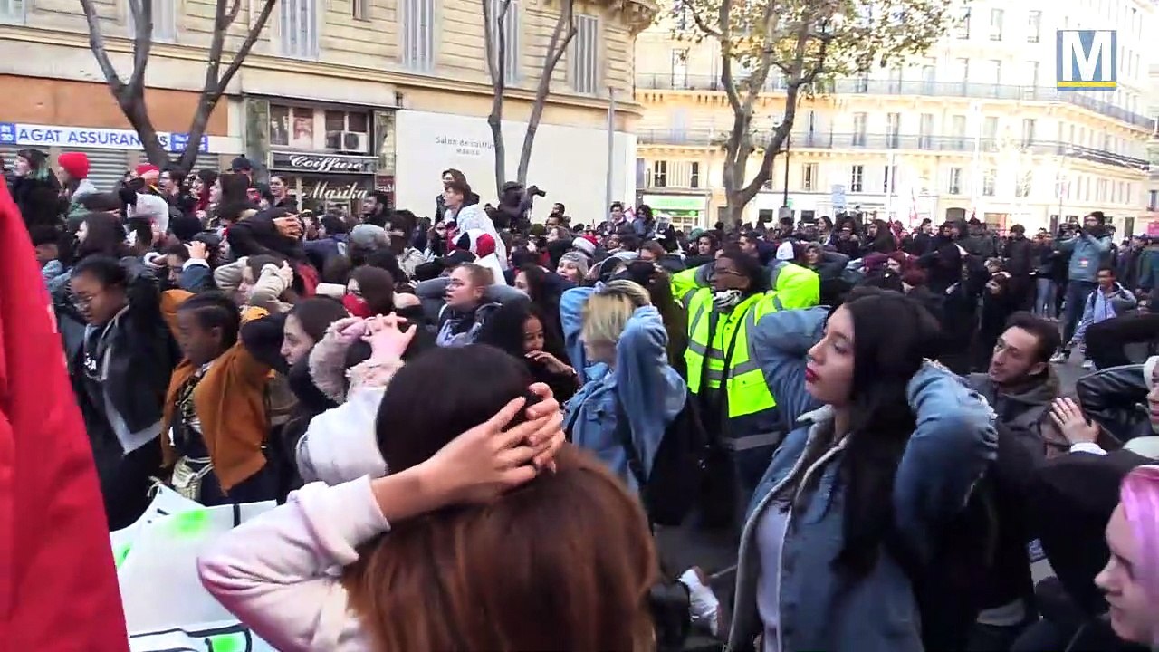 Les lycéens une nouvelle fois dans la rue pour manifester à Marseille