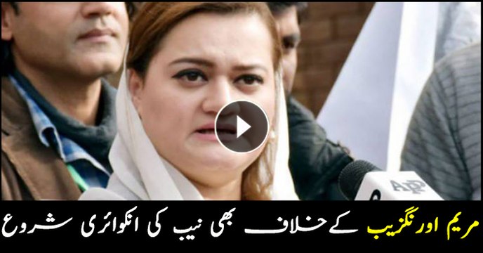 NAB initiates inquiry against Maryum Aurangzeb's assets