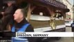 Marching Band Parades Giant Christmas Cake At German Christmas Market