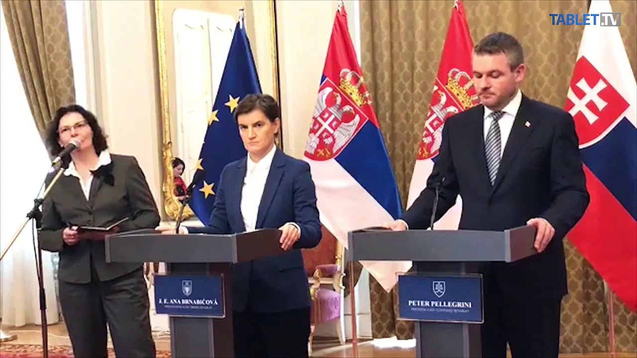 TK premiéra P. Pellegriniho a premiérky Srbska A. Brnabičovej