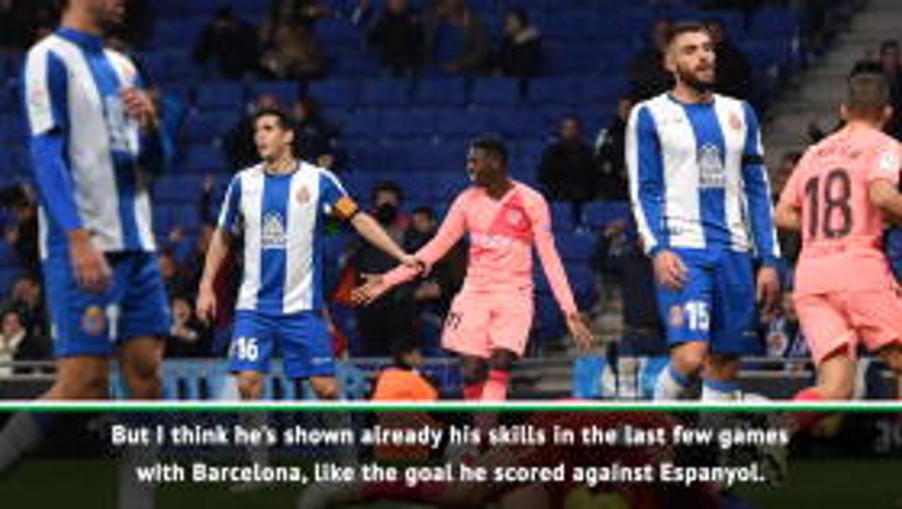 Lloris admits 'very talented' Dembele has a lot to learn