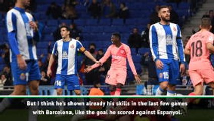 Lloris admits 'very talented' Dembele has a lot to learn