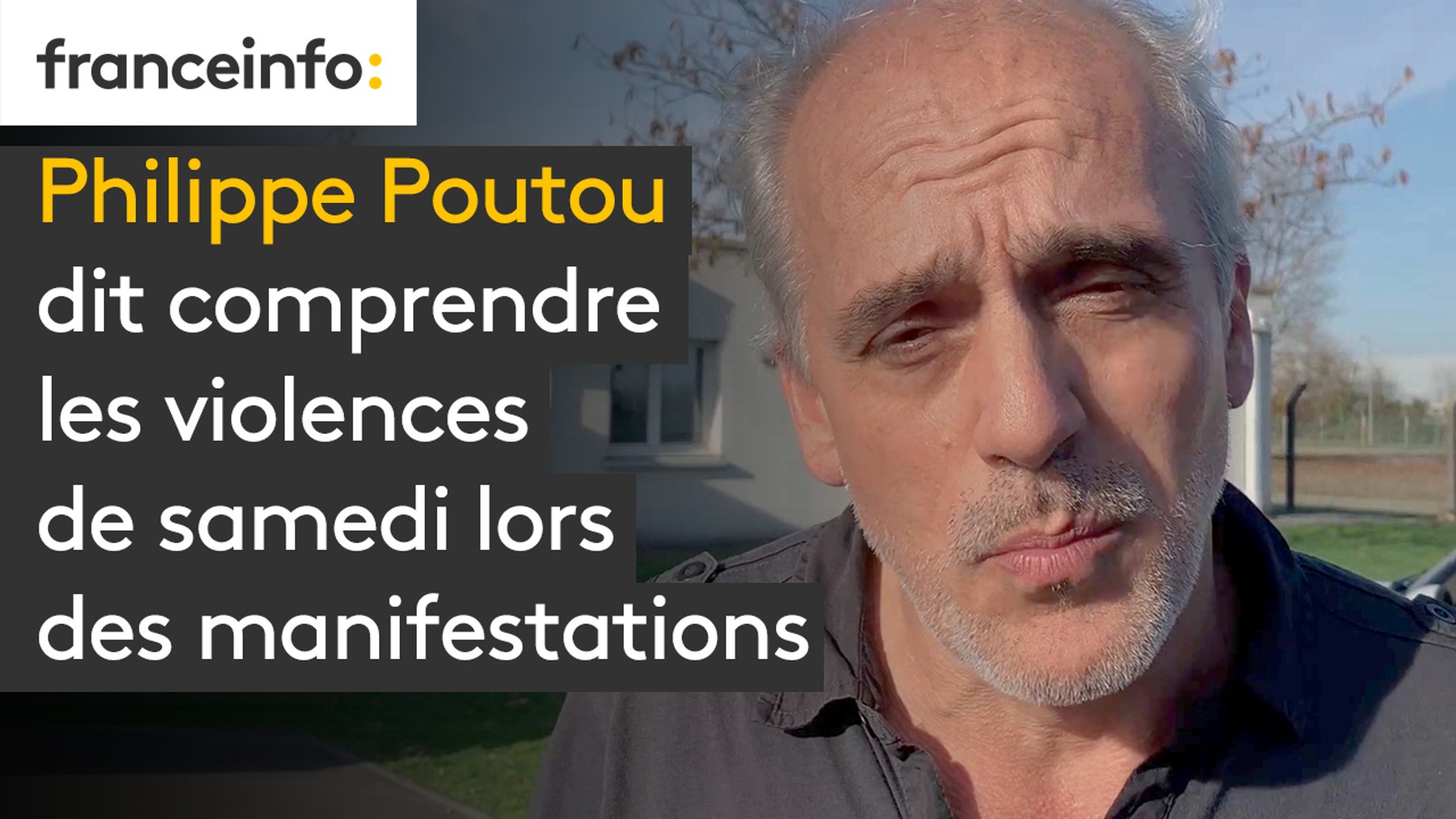 Philippe Poutou dit comprendre les violences de samedi lors des  manifestations - Vidéo Dailymotion