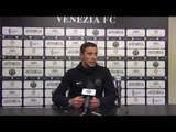 Conferenza stampa Alex Pederzoli post Venezia-Gubbio