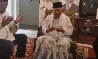 La Nyalla Mattalitti Berkunjung ke Rumah Ma'ruf Amin