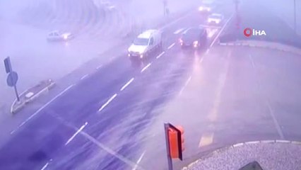 1 Kişinin Hayatını Kaybettiği Feci Kaza Kamerada