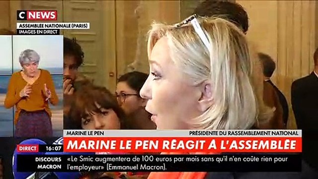 Marine le Pen prend pour cible Franck Dubosc à l'Assemblée Nationale et ironise sur ses retournements de veste à propos des gilets jaunes
