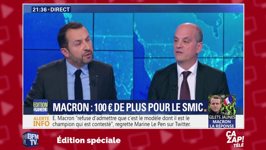 Clash Sur Le Plateau De Bfm Tv Avec Jean Michel Blanquer