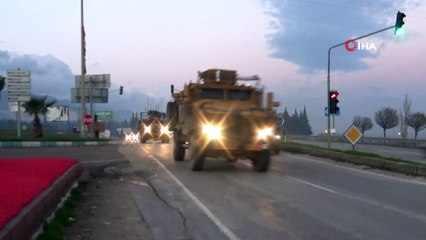 Hatay sınırına 40 askeri araç sevk edildi