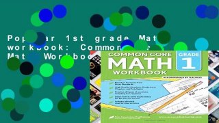 Popular 1st grade Math workbook: CommonCore Math Workbook
