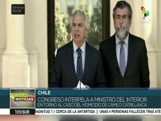 Chile:congreso interpelará a ministro de Interior por caso Catrillanca