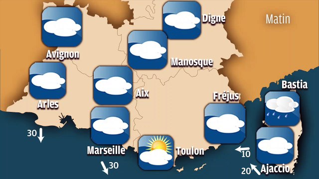 Météo en Provence : un temps nuageux et froid