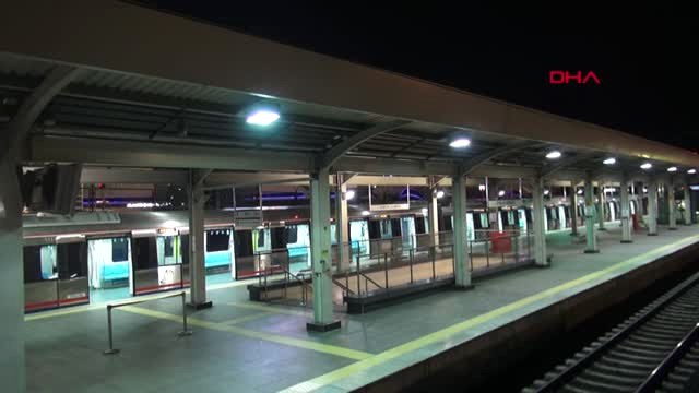 İstanbul Marmaray Seferleri Yapılamıyor