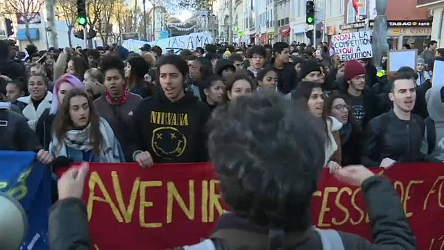 France : c'était le mardi noir dans les lycées