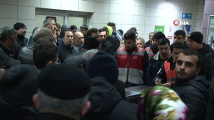 Marmaray’da teknik arızadan dolayı seferler yapılamıyor