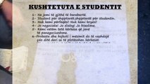 Ora News - Studentët me Kushtetutë, 8 pikat që duhet të respektojë çdo protestues