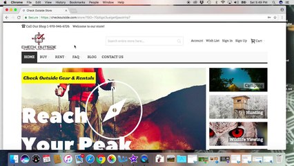 Camping Gear for Rent - Check Outside