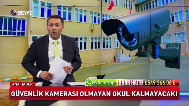 Güvenlik kamerası olmayan okul kalmayacak