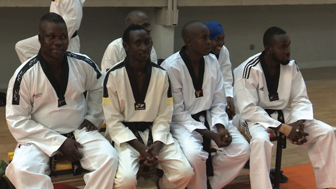 Karaté: taekwondo passage de grade qui marque l...