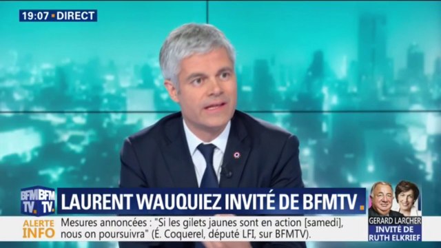 Annonces d'Emmanuel Macron: Laurent Wauquiez craint que les mesures d’aujourd’hui fassent les impôts de demain