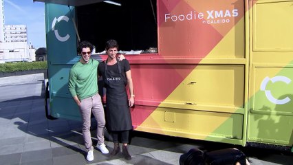 Miguel Ángel Muñoz y Jorge Brazález presentan la tapa navideña inspirada en Caleido