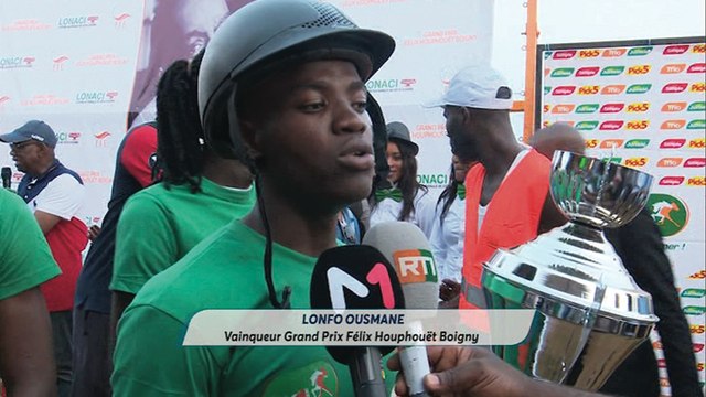 Sport: équestre réactions du grand vainqueur 2018 du prix Félix Houphouët-Boigny
