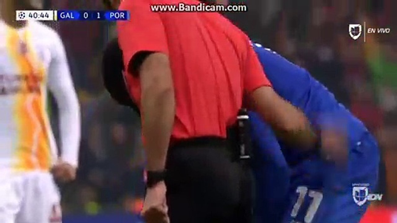 Penalty   Goal  M. Marega  Galatasaray  0  -  2  FC  Porto  11.12.2018 HD