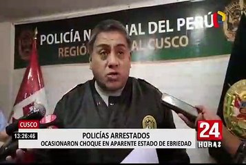 Durante Ley Seca: policías en estado de ebriedad protagonizaron accidente de tránsito