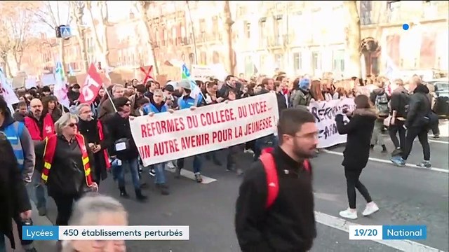Lycées : 450 établissements perturbés