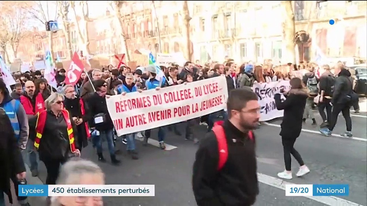 Lycées : 450 établissements perturbés