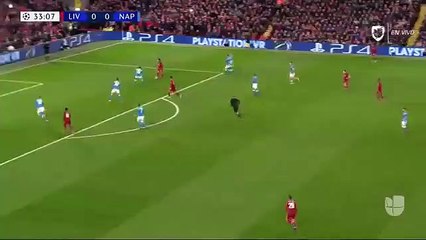 Mohamed Salah Goal Liverpool vs Napoli 1-0
