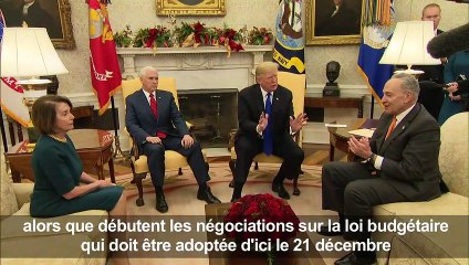 Trump menace de "shutdown" si le Congrès ne vote pas le mur