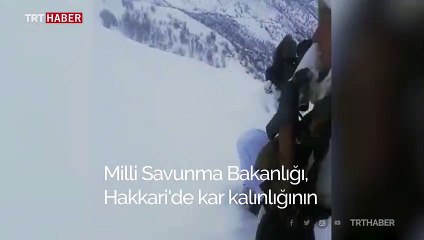 Mehmetçik karla kaplı dağlarda operasyonlarını sürdürüyor