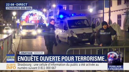 Strasbourg: Ce témoin raconte avoir vu "un corps allongé au sol et le sang qui coulait"