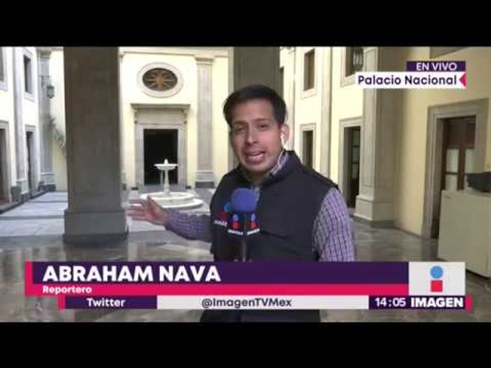 Se hacen filas afuera de Palacio Nacional para pedirle ayuda a López Obrador | Yuriria Sierra