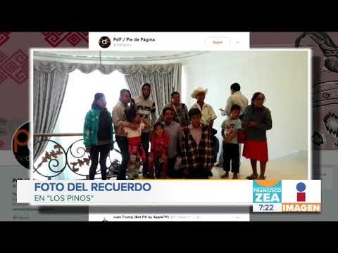 Foto que causó furor: Familia pobre de Acapulco vino a Los Pinos | Noticias con Zea