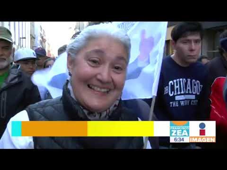 Así lloró la gente en la toma de posesión de Obrador en el zócalo | Noticias con Zea