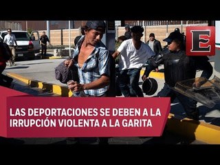 Tải video: México deporta a 98 extranjeros por actos violentos en la frontera de Tijuana