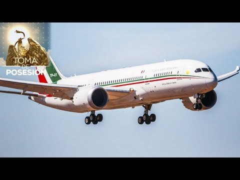 Avión presidencial realiza su último viaje con Peña Nieto