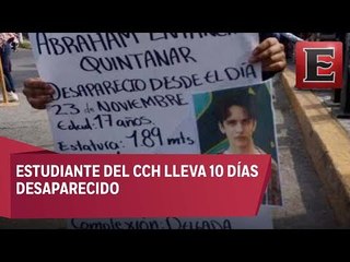 Breves Metropolitanas: Familiares buscan a estudiante del CCH desaparecido