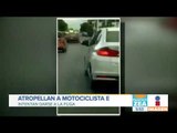 Una pareja atropelló a un motociclista e intenta darse a la fuga | Noticias con Francisco Zea