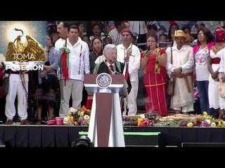 Mensaje de López Obrador en el Zócalo Capitalino