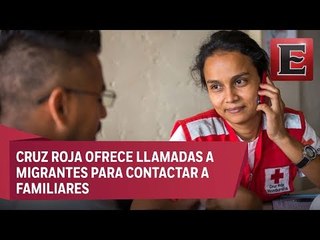 Cruz Roja ofrece llamadas gratuitas a migrantes